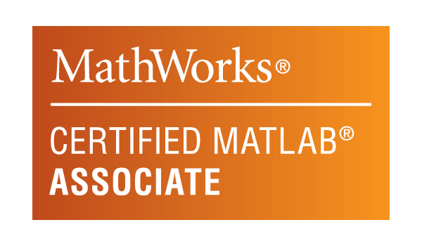 Logo MathWorks Certified MATLAB Associate
